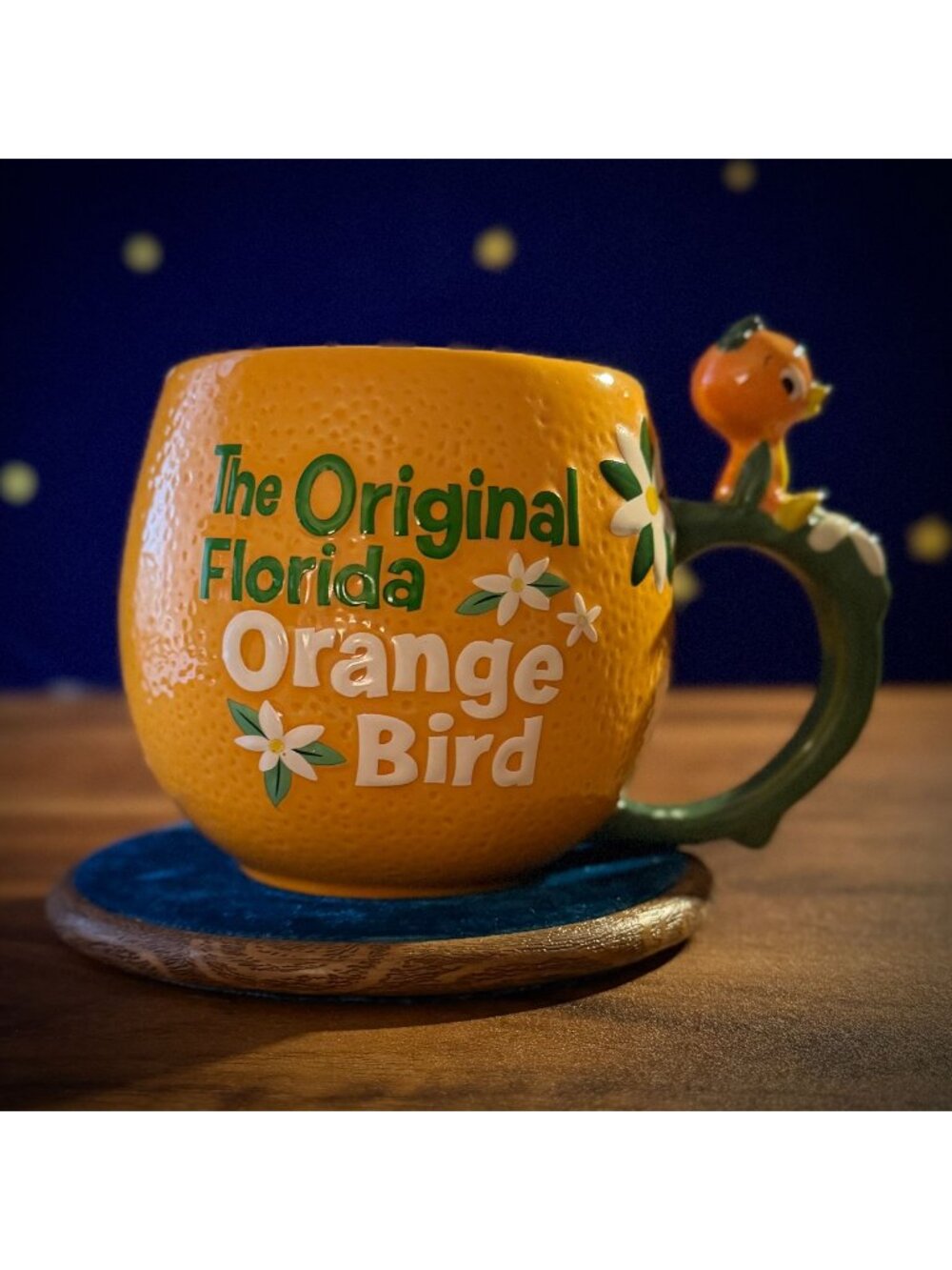 NEW Never Used Disney Orange Bird Ceramic Mug | Walt Disney World Parks